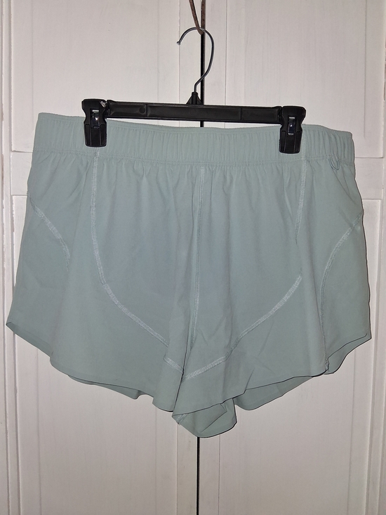 FLX Pants - FLX Light Sage Elastic Waist Shorts